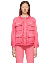 MSGM Denim jackets for Women - Up to 58% off | Lyst