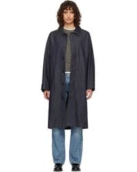 A.P.C. - Amy Denim Mac Coat - Lyst