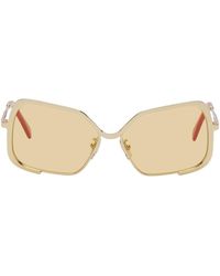 Marni - Gold Retrosuperfuture Edition Unila Valley Sunglasses - Lyst