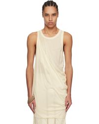 Rick Owens - Off- Hollywood Anthem Tank Top - Lyst