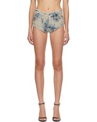 DIESEL - De-Jizz-Fsh1 Denim Shorts - Lyst