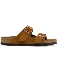 Birkenstock - Tan Regular Arizona Soft Footbed Sandals - Lyst