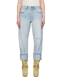 R13 - Cuffed X-Boyfriend Jeans - Lyst