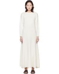 Loulou de Saison - Silk Linen Knit Maxi Dress - Lyst