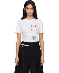 Chloé - Cotton Jersey Crew-Neck Logo T-Shirt - Lyst