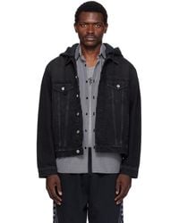 Vetements - Detachable Hood Denim Jacket - Lyst