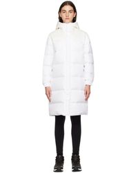 The North Face - White Nuptse Down Parka - Lyst