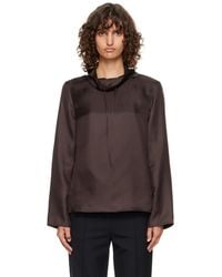 Loulou de Saison - Cyna Silk Blouse - Lyst