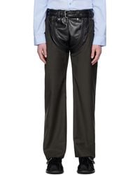 Martine Rose - Zip Chap Tailored Trousers - Lyst