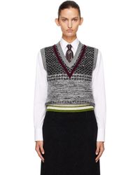 Dries Van Noten - Fitted Cashmere Sweater Vest - Lyst