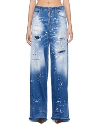 DSquared² - Medium Wood Worm Wash Cool Girl Jeans - Lyst