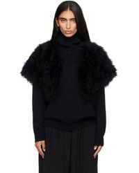 Yves Salomon - Feather Cape Jacket - Lyst