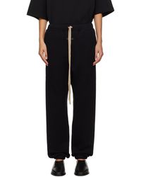 Fear Of God - Black Relaxed Lounge Pants - Lyst