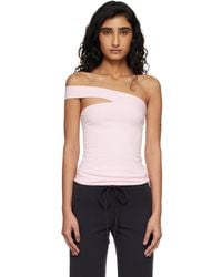 Skims - Cotton Jersey One Shoulder Top - Lyst