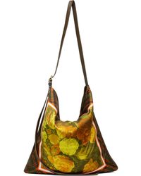 Dries Van Noten - Large Scarf Print Shoulder Bag - Lyst