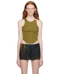 Miaou - Green Hannah Jewett Edition Bobbi Tank Top - Lyst