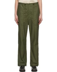 Needles - Green Fatigue Trousers - Lyst