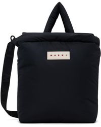 Marni - Black Oversized Tote Bag - Lyst