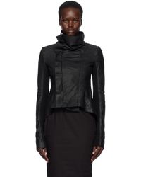 Rick Owens - Hollywood Naska Biker Leather Jacket - Lyst