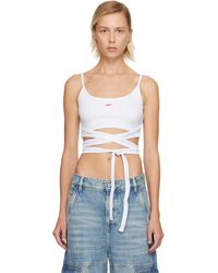 DIESEL - ホワイト T-Leya-Tail トップス - Lyst