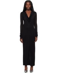 TOTEME - Draped V-Neck Maxi Dress - Lyst