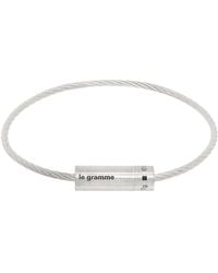 Le Gramme - シルバー Le 7g Cable ブレスレット - Lyst