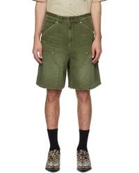 we11done - Faded Cargo Shorts - Lyst