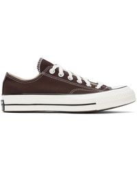 Converse - Brown Chuck 70 Low Top Sneakers - Lyst