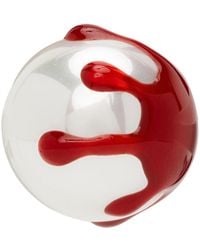 ShuShu/Tong Ssense Exclusive Yvmin Edition Blood Pearl Earrings - Red