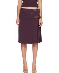 Vivienne Westwood - Alex Kilt Midi Skirt - Lyst