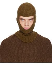 Rick Owens - Tan Porterville Skull Balaclava - Lyst