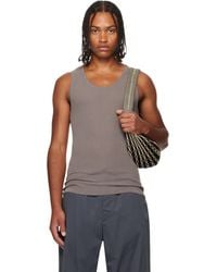 Lemaire - Taupe Debardeur Tank Top - Lyst