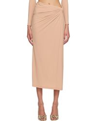 Atlein - Knotted Maxi Skirt - Lyst