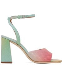 STAUD - Multicolor Solange Heeled Sandals - Lyst