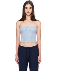 St. Agni - Wool Strapless Top - Lyst