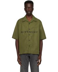 Givenchy - グレー ボクシーフィット シャツ - Lyst