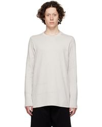 BYBORRE - Organic Cotton Long Sleeve T-shirt - Lyst