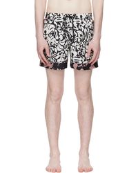 Dries Van Noten - Printed Swim Shorts - Lyst