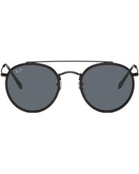 Ray-Ban - Round Double Bridge Sunglasses - Lyst