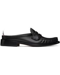 Thom Browne - Pleated Penny Loafer Mules - Lyst