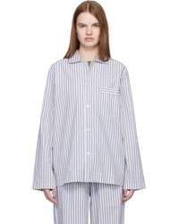 Tekla - Poplin Long-sleeved Pyjama Shirt - Lyst