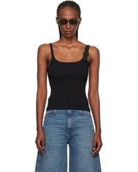 Courreges - Buckle 90's Rib Tank Top - Lyst