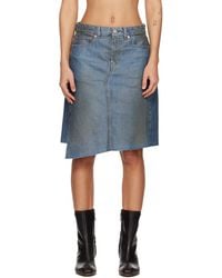 Our Legacy - Craft Denim Midi Skirt - Lyst