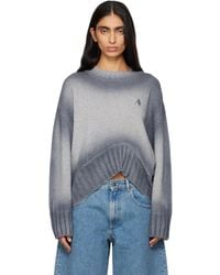 The Attico - Sprayed Wool Cashmere Sweater - Lyst