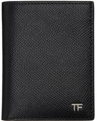 Tom Ford - Small Grain Leather Folding Card Holder - Lyst