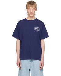 Saturdays NYC - T-shirt 'surfing club' bleu marine - Lyst
