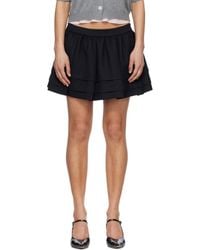 ShuShu/Tong - Tuck Detail Pleated Miniskirt - Lyst
