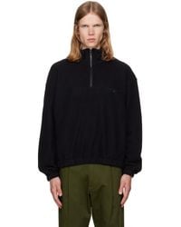 vowels - Quarter Zip Fleece Sweater - Lyst