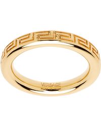 Versace - Greca Ring - Lyst