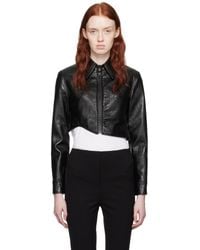 RECTO. - Signature Detail Faux-leather Jacket - Lyst